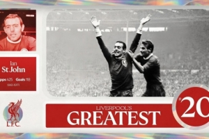 从次级联赛实现蜕变的功臣！利物浦队史百大球星第20位：圣约翰